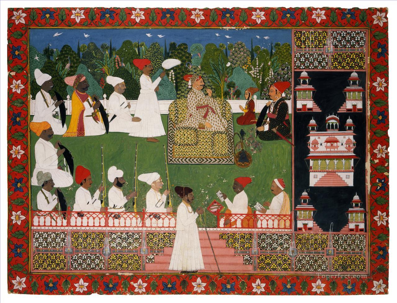Maharaja Adjit Singh from India Oil Paintings